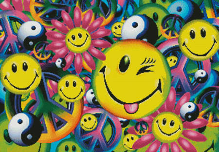 cross stitch pattern Peace and Harmony