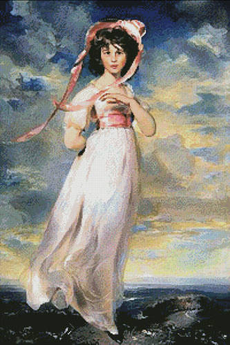 cross stitch pattern Pinkie (Large)