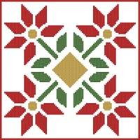 cross stitch pattern Quilt Square 1