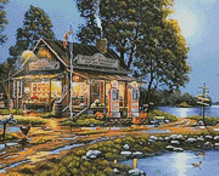 cross stitch pattern Remember When (Crop)