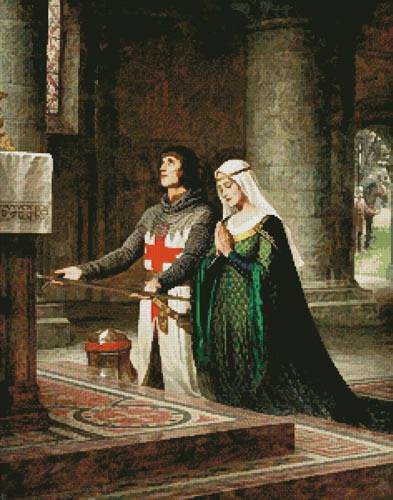 cross stitch pattern The Dedication