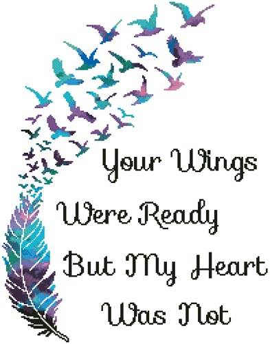 cross stitch pattern Your Wings (Watercolour)