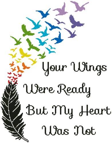 cross stitch pattern Your Wings (Rainbow)