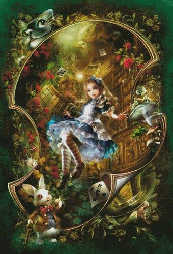 cross stitch pattern Dear Alice (Large)