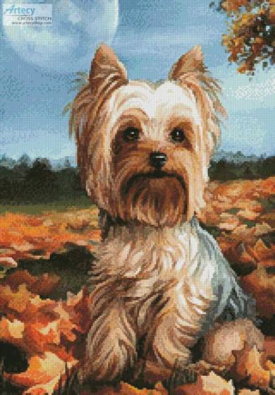 cross stitch pattern Before Twilight (Crop)