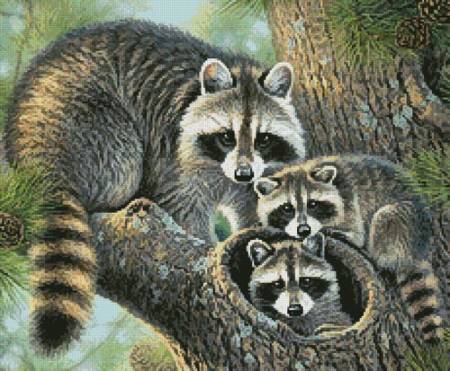 cross stitch pattern Bonnie and Clyde (Crop)