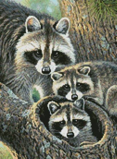 cross stitch pattern Bonnie and Clyde (Small Crop)