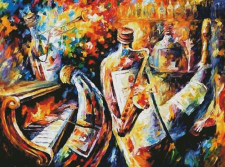 cross stitch pattern Bottle Jazz (Large)