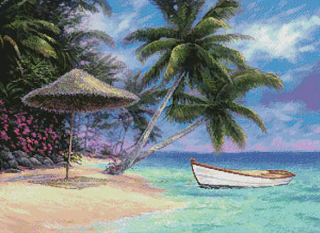 cross stitch pattern Drift Away