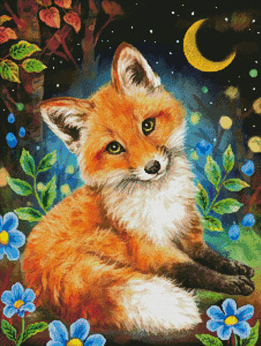 cross stitch pattern Dreamy Night