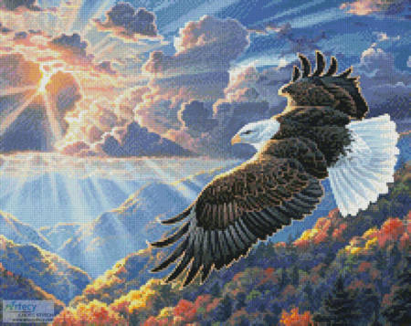 cross stitch pattern Freedom (Crop)