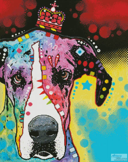 cross stitch pattern Good to be Queen