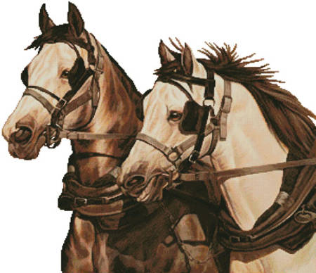 cross stitch pattern Grey Lead Team (No Background)