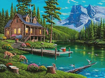 cross stitch pattern Hidden Harmony