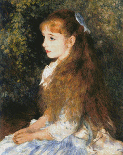 cross stitch pattern Little Irene