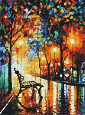 cross stitch pattern Mini Loneliness of Autumn