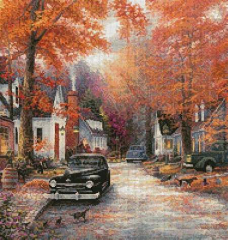 cross stitch pattern A Moment on Memory Lane (Crop 2)