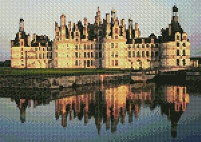 cross stitch pattern Mini Chateau de Chambord