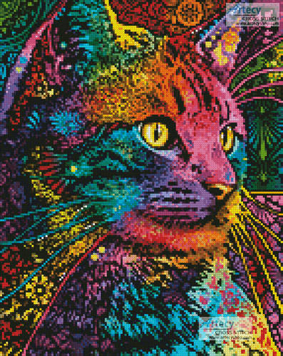 cross stitch pattern Mini Felis