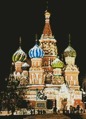 cross stitch pattern Mini Saint Basil's Cathedral