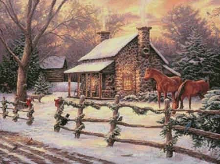 cross stitch pattern Marianne's Hideaway