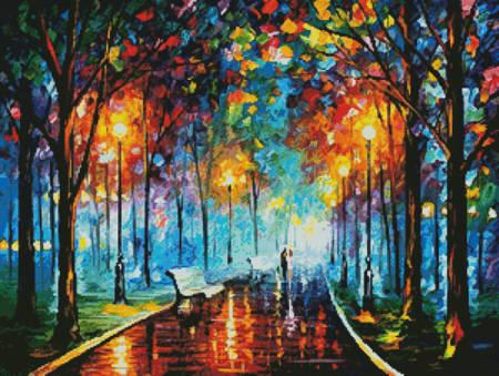 cross stitch pattern Misty Mood 2