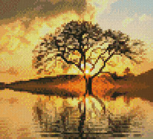 cross stitch pattern Mini Sunny Tree