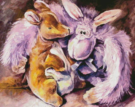 cross stitch pattern My Toys