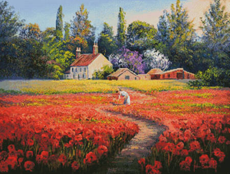 cross stitch pattern Not Forgotten