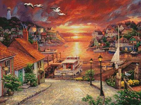 cross stitch pattern New Horizons