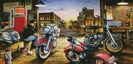 cross stitch pattern Ready to Rumble