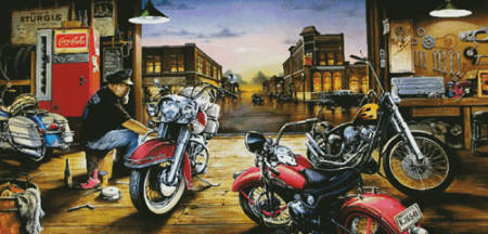 cross stitch pattern Ready to Rumble (Large)