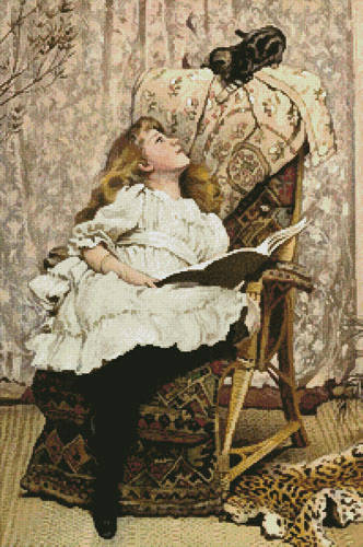 cross stitch pattern A Rival Attraction