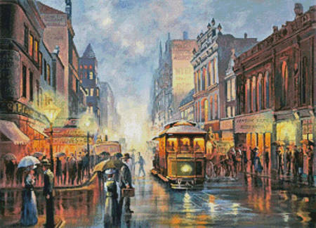 cross stitch pattern Sydney by Gaslight