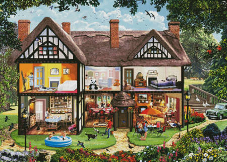 cross stitch pattern Summer House (Large)