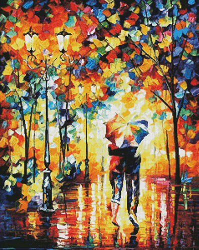 cross stitch pattern Under One Umbrella 2