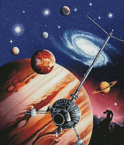 cross stitch pattern Universe