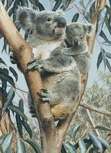 cross stitch pattern Up the Gum with Mum (Medium)