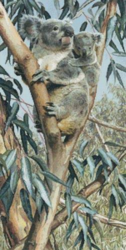 cross stitch pattern Up the Gum with Mum