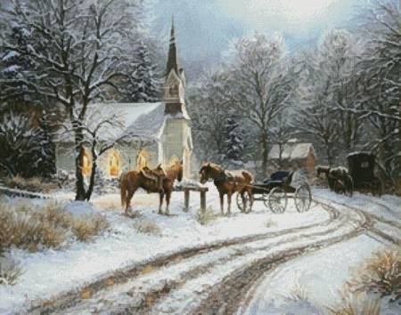 cross stitch pattern Vespers