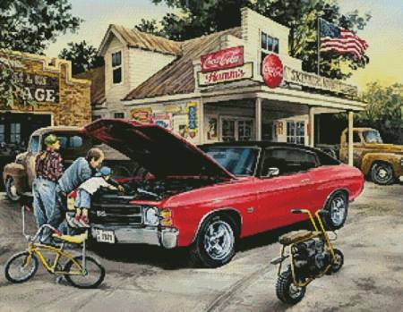 cross stitch pattern Two of a Kind