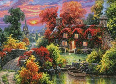 cross stitch pattern A Place to be Still