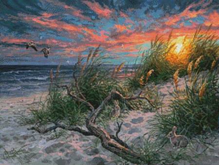 cross stitch pattern Beach Life