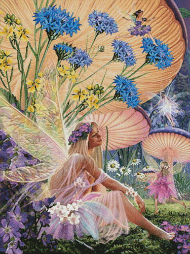 cross stitch pattern Fairy Ring Daydreaming