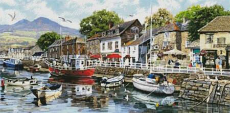 cross stitch pattern Harbour Painting