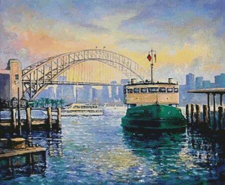 cross stitch pattern Lady Herron 2