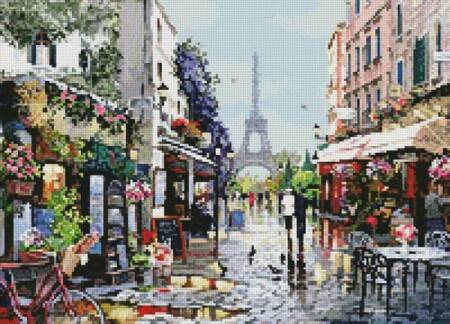 cross stitch pattern Mini Flower Shop