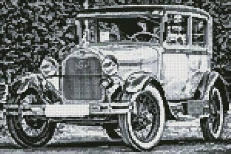 cross stitch pattern Mini Vintage Ford