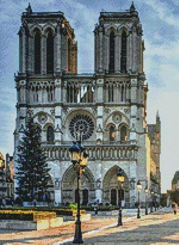 cross stitch pattern Notre Dame (Crop)