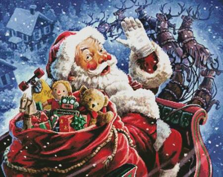 cross stitch pattern Riding High